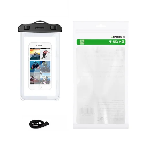 Ugreen vízálló telefontok IPX8 6,5'' fekete (50919 LP186) - 15