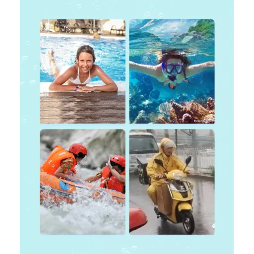 Ugreen vízálló telefontok IPX8 6,5'' fekete (50919 LP186) - 12