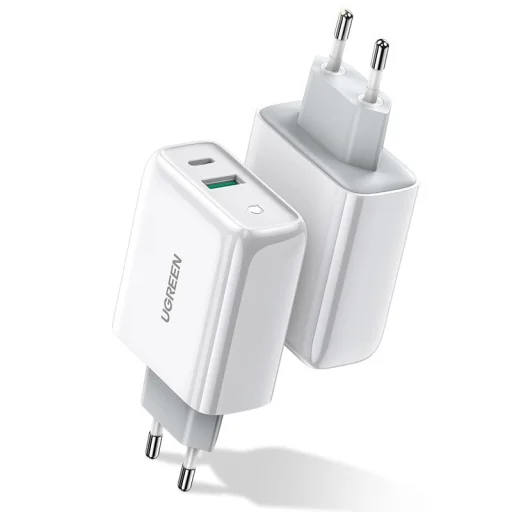 Ugreen hálózati töltő USB Type C / USB 36 W QC 4.0 PD fehér (60468 CD170) - 1