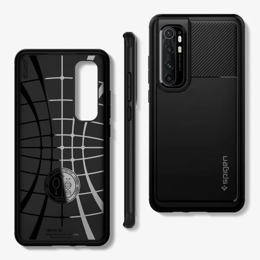 Spigen Rugged armor tok Xiaomi Mi Note 10 Lite matt fekete - 8