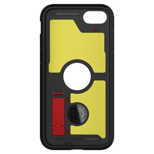 iPhone 7/8/ SE 2020/ SE 2022 Spigen Tough Armor tok kihajtható támasszal piros - 6