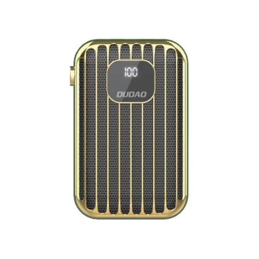 Dudao Powerbank 10000 mAh 2x USB / USB Type C / micro USB 2A LED kijelzővel zöld (K11Pro-G) - 2