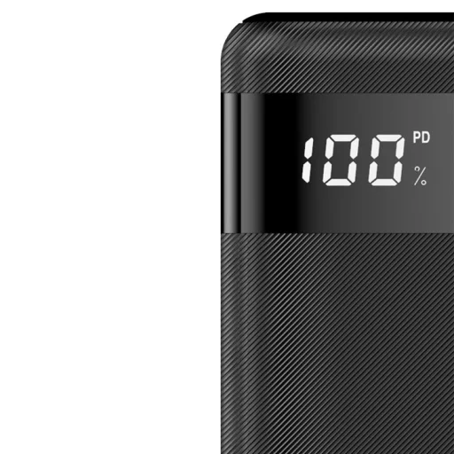 20000 mAh Dudao Powerbank 2x USB / USB Type C / micro USB 2A LED kijelzővel fekete (K9Pro-06) - 2