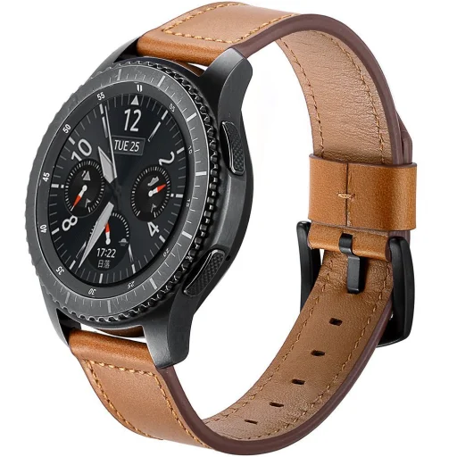 Tech-protect Herms óraszíj Samsung Galaxy Watch 3 41mm Barna - 1