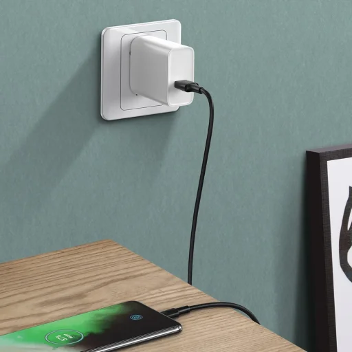 Baseus USB - USB Type C kábel VOOC Quick Charge 3.0 5 A 1m fekete (CATSW-F01) - 6