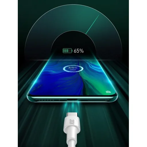 Baseus USB - USB Type C kábel VOOC Quick Charge 3.0 5 A 1m fekete (CATSW-F01) - 8