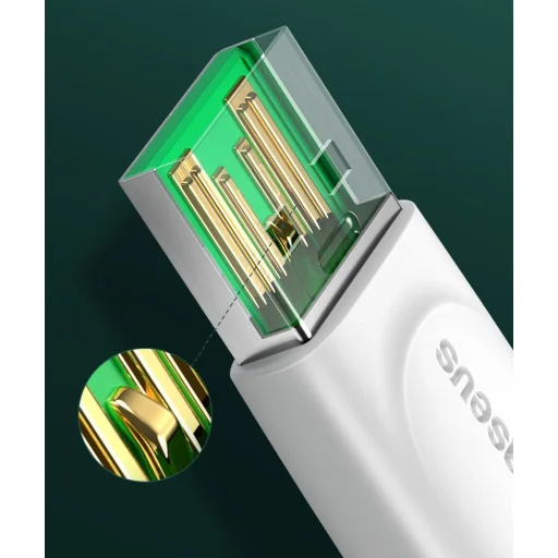 Baseus USB - USB Type C kábel VOOC Quick Charge 3.0 5 A 1m fekete (CATSW-F01) - 11