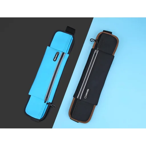 Ugreen fényvisszaverő csíkos futó övtáska fülhallgató kivezetéssel fekete (20818 LP112) - 12