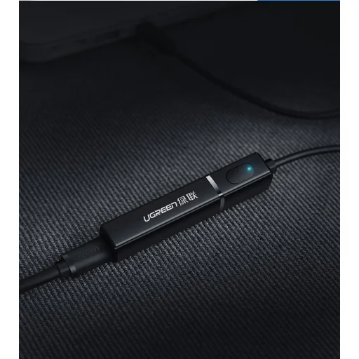 Ugreen Bluetooth 4.2 vezeték nélküli audio átalakító adapter 3.5 mm mini jack fekete (40761 CM107) - 10
