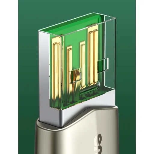 Baseus Cafule Nylon harisnyázott USB/USB-Type C kábel VOOC QC 3.0 5A 2m fekete (CATKLF-VB01) - 4