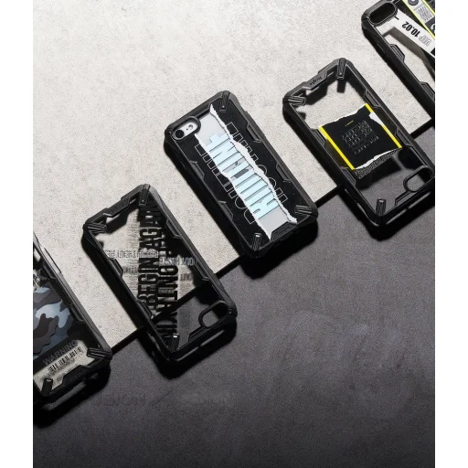 Ringke Fusion X Design tok Phone SE 2020 / iPhone 8 / iPhone 7 fekete (XDAP0010) - 7