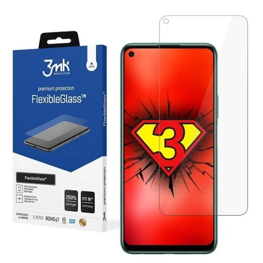 3MK FlexibleGlass kijelzővédő üvegfólia Huawei P40 Lite 5G - 1