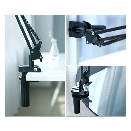 Ugreen Univerzális tablet és telefontartó állvány fekete (50394) asztalhoz rögzíthető - 15