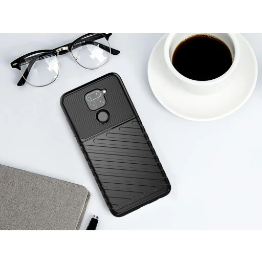 Thunder fokozott védelmet biztosító flexibilis TPU tok Xiaomi Redmi 10X 4G / Xiaomi Redmi Note 9 kék - 12