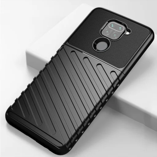 Thunder fokozott védelmet biztosító flexibilis TPU tok Xiaomi Redmi 10X 4G / Xiaomi Redmi Note 9 kék - 13