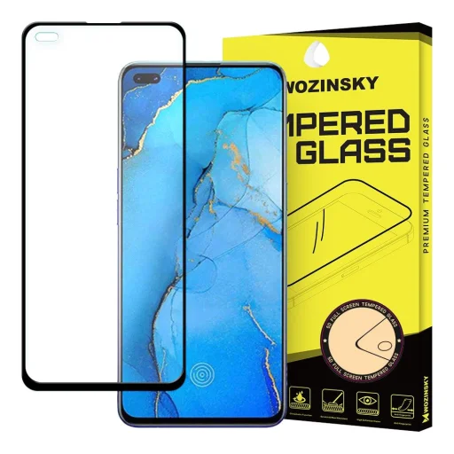 Wozinsky 9H kijelzővédő üvegfólia Oppo Reno 3 Pro fekete - 1