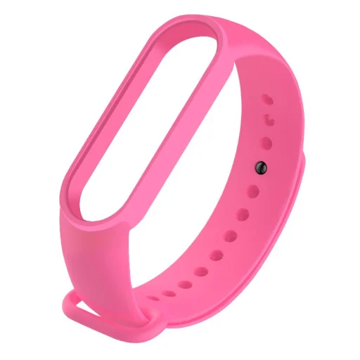 Szilikon Xiaomi Mi Band 5 szíj pink - 2