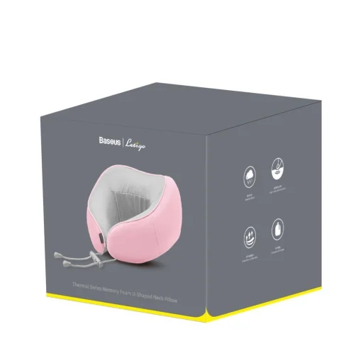 Nyakpárna memória habos U alakú pink Baseus Thermal Series (FMTZ-04) - 6