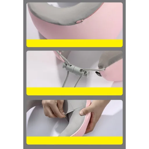 Nyakpárna memória habos U alakú pink Baseus Thermal Series (FMTZ-04) - 24