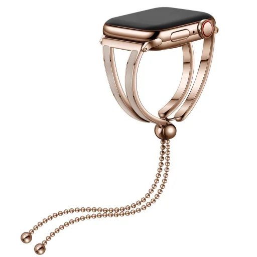 Tech-Protect Chainband Apple Watch 3/4/5/6/7/8/SE (38/40/41 mm) Arany Óraszíj - 2