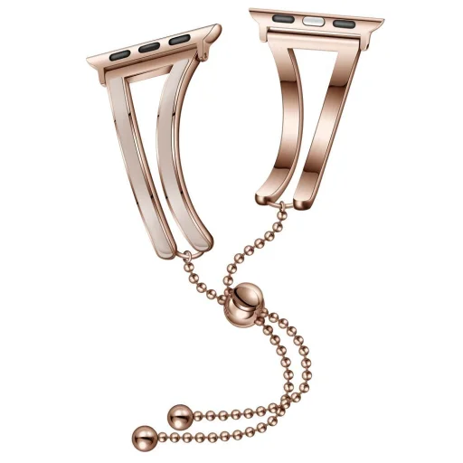 Tech-Protect Chainband Apple Watch 3/4/5/6/7/8/SE (38/40/41 mm) Arany Óraszíj - 3