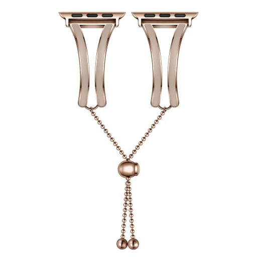 Tech-Protect Chainband Apple Watch 3/4/5/6/7/8/SE (38/40/41 mm) Arany Óraszíj - 6