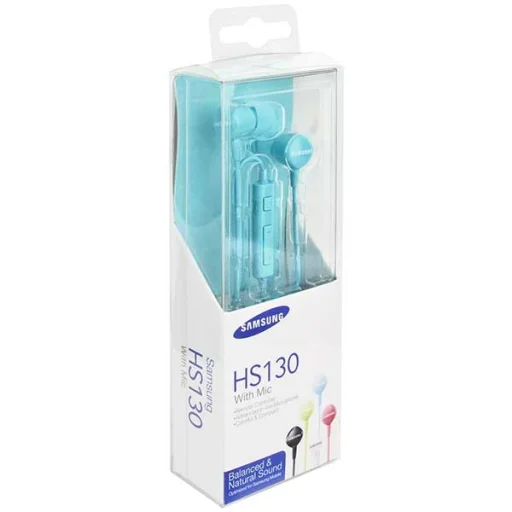 Samsung HS130 3.5mm jack vezetékes fülhallgató Smart Remote irányítóval kék (EO-HS1303LEGWW) - 3