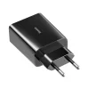 Baseus hálózati gyorstöltő adapter USB Type-C Power Delivery 18 W 3 A + USB Type-C - Lightning kábel 2,4 A 1m fekete (TZCCFS-X01) thumbnail