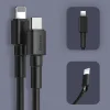 Baseus hálózati gyorstöltő adapter USB Type-C Power Delivery 18 W 3 A + USB Type-C - Lightning kábel 2,4 A 1m fekete (TZCCFS-X01) thumbnail