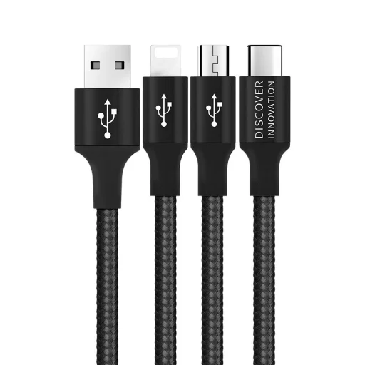 Vezeték nélküli töltő+ iPhone 11 Pro tok + 3in1 kábel fekete Nillkin Fancy Pro ajándékszett - 6