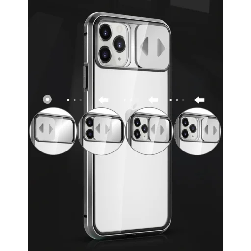 Wozinsky Magnetic Cam Slider tok előlapi üveggel iPhone 11 Pro MAX - 2