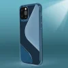 Huawei P40 Lite E S-Case flexibilis TPU tok átlátszó kék thumbnail