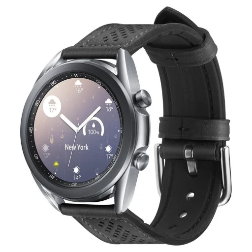 Samsung Galaxy Watch 3 41mm Spigen Retro Fit Band Óraszíj Fekete - 1