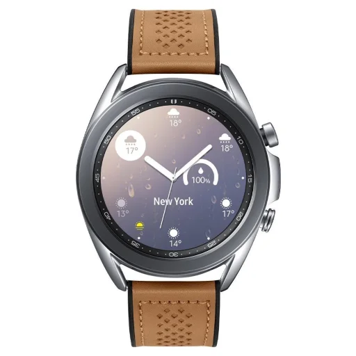 Spigen retro fit band samsung galaxy watch 3 41mm óraszíj barna - 2