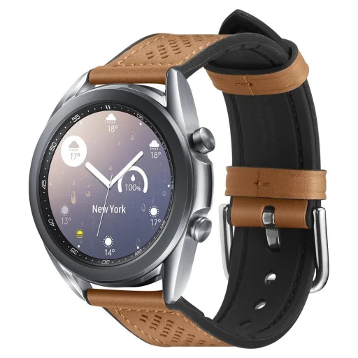 Spigen retro fit band samsung galaxy watch 3 41mm óraszíj barna - 3