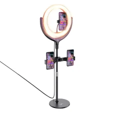 Hoco LV01 Rouge asztali LED körfény, ringlight fekete