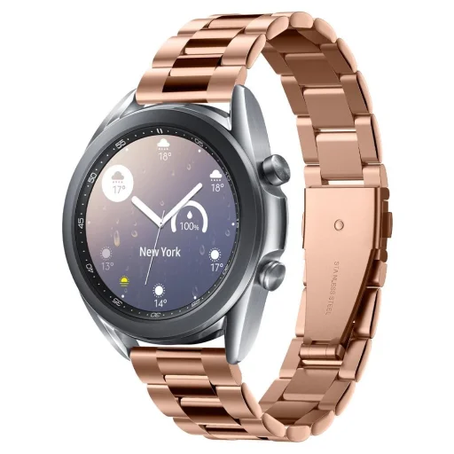 Spigen Modern Fit Band Samsung Galaxy Watch 3 41mm ÓraszÍj RÓzsa Arany - 4