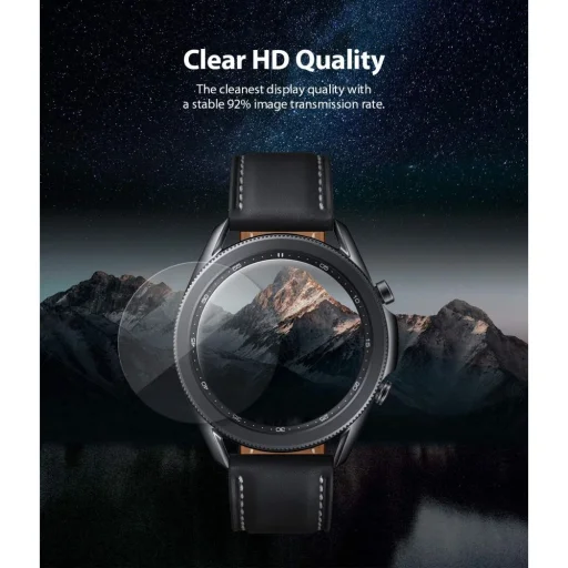 Ringke kijelzővédő okosóra üvegfólia Samsung Galaxy Watch 3 41 mm 4 db - 5