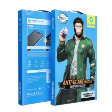  Apple iPhone 17 Pro Max fekete 5D Mr. Monkey Glass (Erős Matt) üvegfólia