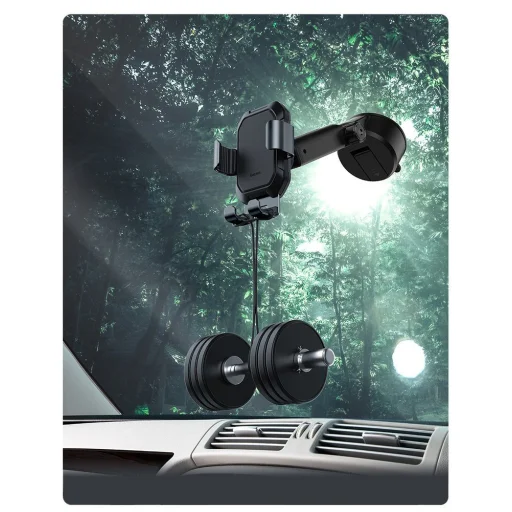 Baseus Univerzállis Gravity autós telefon tartó fekete (SUYL-TK01) - 20