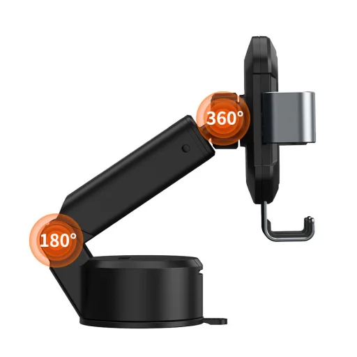 Baseus Univerzállis Gravity autós telefon tartó fekete (SUYL-TK01) - 15