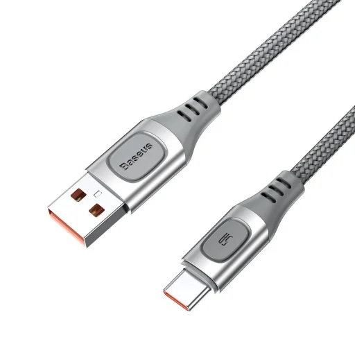 Baseus USB - USB Type C kábel Quick Charge, Power Delivery 5A 1m ezüst (CATSS-A0S) - 6