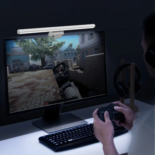 Baseus i-work series USB kijelző felé helyezhető megvilágítás fehér (DGIWK-B02) - 11