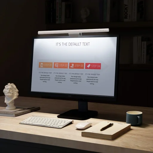 Baseus i-work series USB kijelző felé helyezhető megvilágítás fehér (DGIWK-B02) - 13