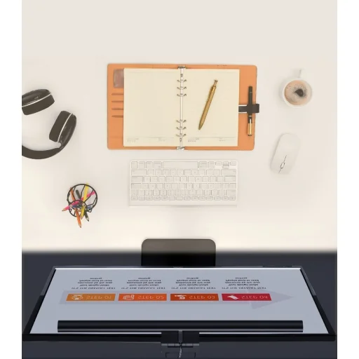 Baseus i-work series USB kijelző felé helyezhető megvilágítás fehér (DGIWK-B02) - 16