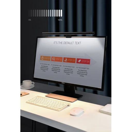 Baseus i-work series USB kijelző felé helyezhető megvilágítás fehér (DGIWK-B02) - 21