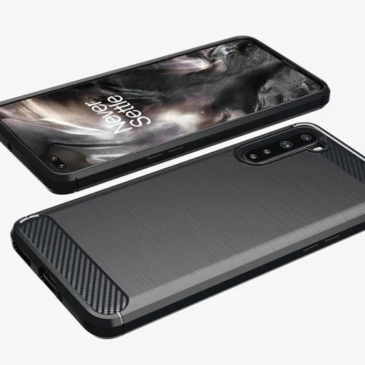 Carbon szénszál mintájú TPU tok Oppo Reno3 / A91 / F15 fekete - 5