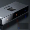 Baseus kétirányú HDMI - 2x HDMI splitter elosztó switcher 4K / 30 Hz szürke (CAHUB-BC0G) thumbnail