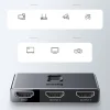 Baseus kétirányú HDMI - 2x HDMI splitter elosztó switcher 4K / 30 Hz szürke (CAHUB-BC0G) thumbnail