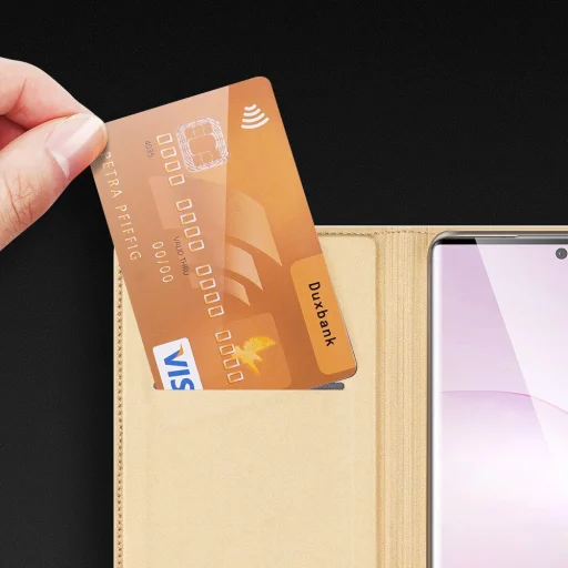 Samsung Note 20 Dux Ducis Skin Pro fliptok kék - 18